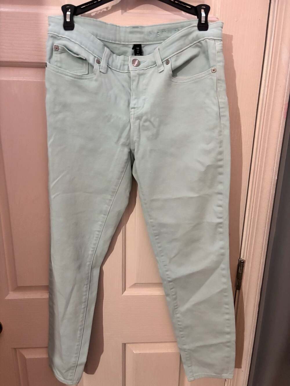 Gap Pants Size 8 Mint light blue Denim Jeans